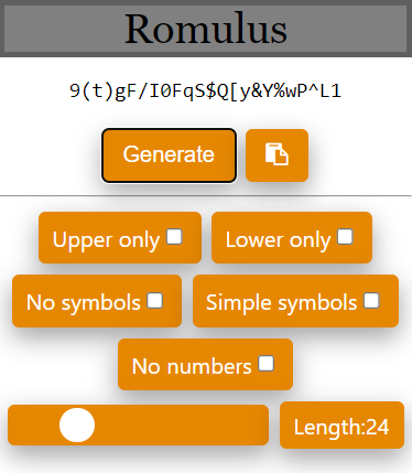 Romulus Extention